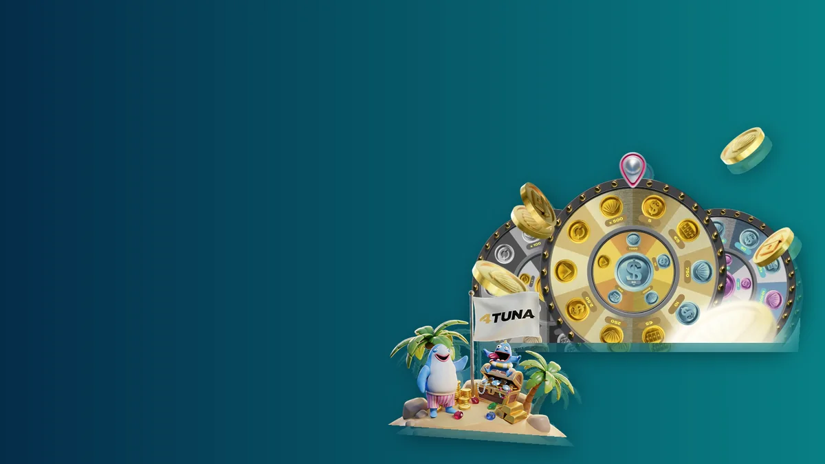 Games scene showing clean mobile-first product map within the 4Tuna product